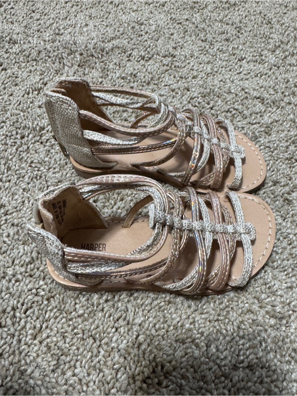 Toddler Girl’s size 7 Harper Canyon Gladiator Sandals